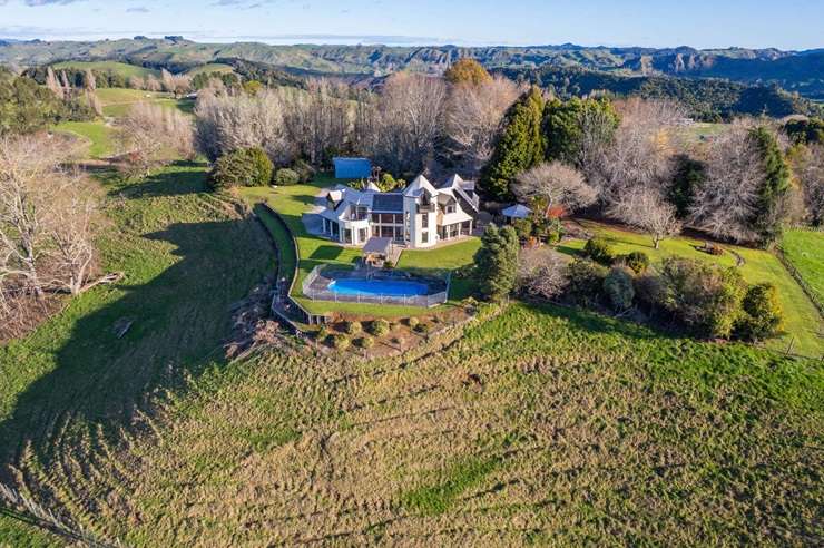 Te Kuiti's landmark castle on Tate Road has an asking price of $890,000. Photo / Supplied
