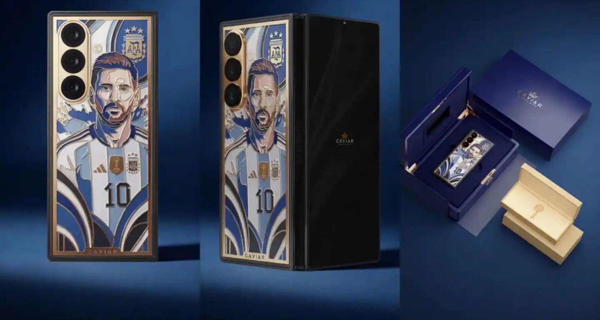 Samsung Galaxy Z Fold 8 Ultra Gets 24K Gold Lionel Messi Edition