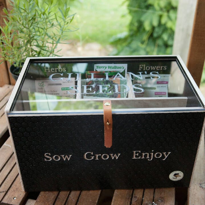 Wooden Seed Box Wooden Seed Box
