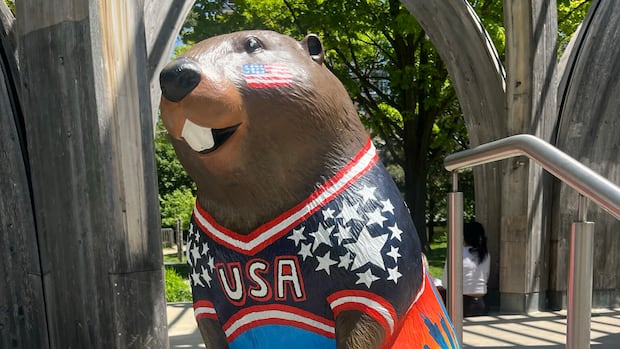 U.S.-inspired World Cup beaver statue in Toronto destroyed, police investigating