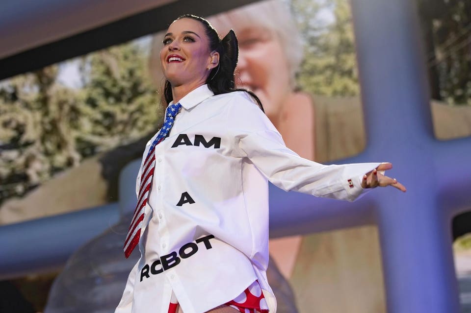 Katy Perry Performs At Cardiff Castle