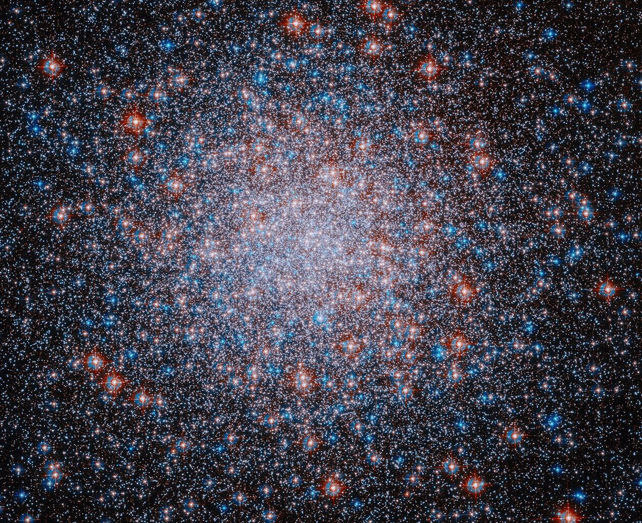 NASA's Hubble Spots Star-Spangled Cosmic Scene