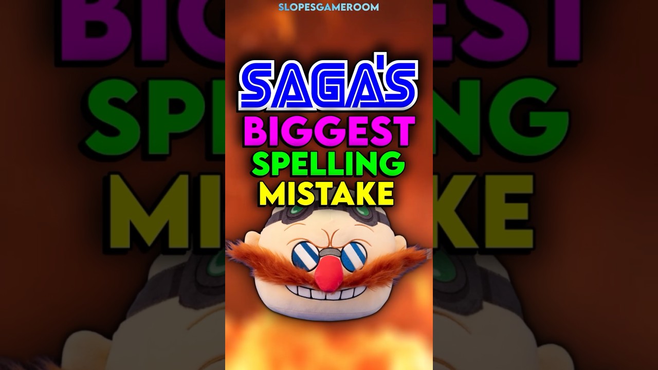 SEGA Misspelled Their Own Game... 🤦‍♂️ - YouTube
