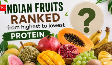 12 Indian fruits ranked from highest to lowest protein