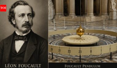 In 1851, a French physicist suspended a metal ball from a 67-metre wire, and it became one of the first direct proofs that the Earth rotates |