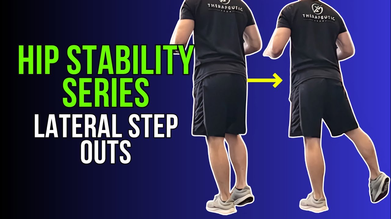 Lateral Step Outs | Hip Stability Exercise Series - YouTube