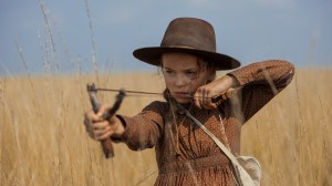 Little House on the Prairie. Alice Halsey as Laura Ingalls in episode 101 of Little House on the Prairie. Cr. Eric Zachanowich/Netflix © 2026