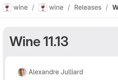 Wine 11.13