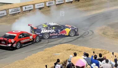 F1 news: Arvid Lindblad narrowly avoids disaster doing skids in V8 Supercar