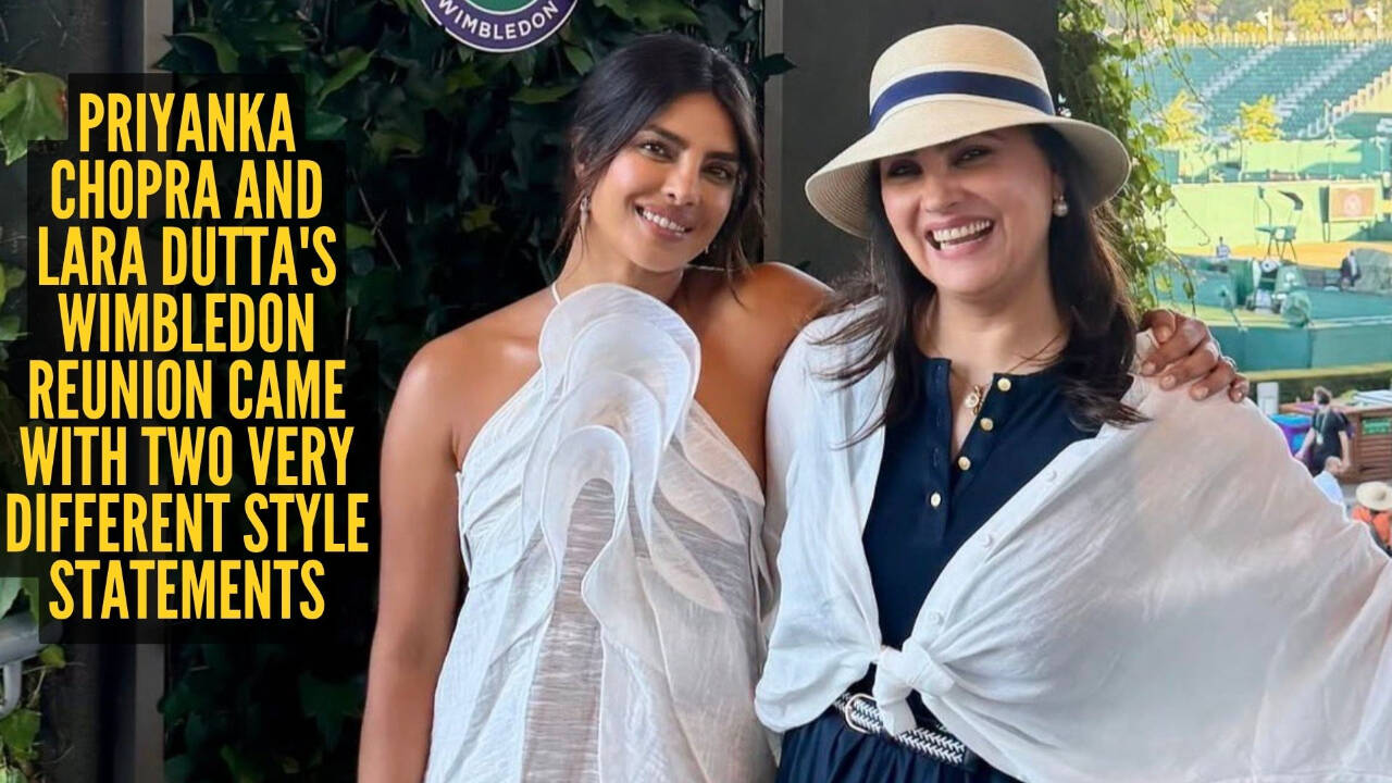 Priyanka Chopra and Lara Dutta reunite after 26 years, serve two stunning Wimbledon style moments |