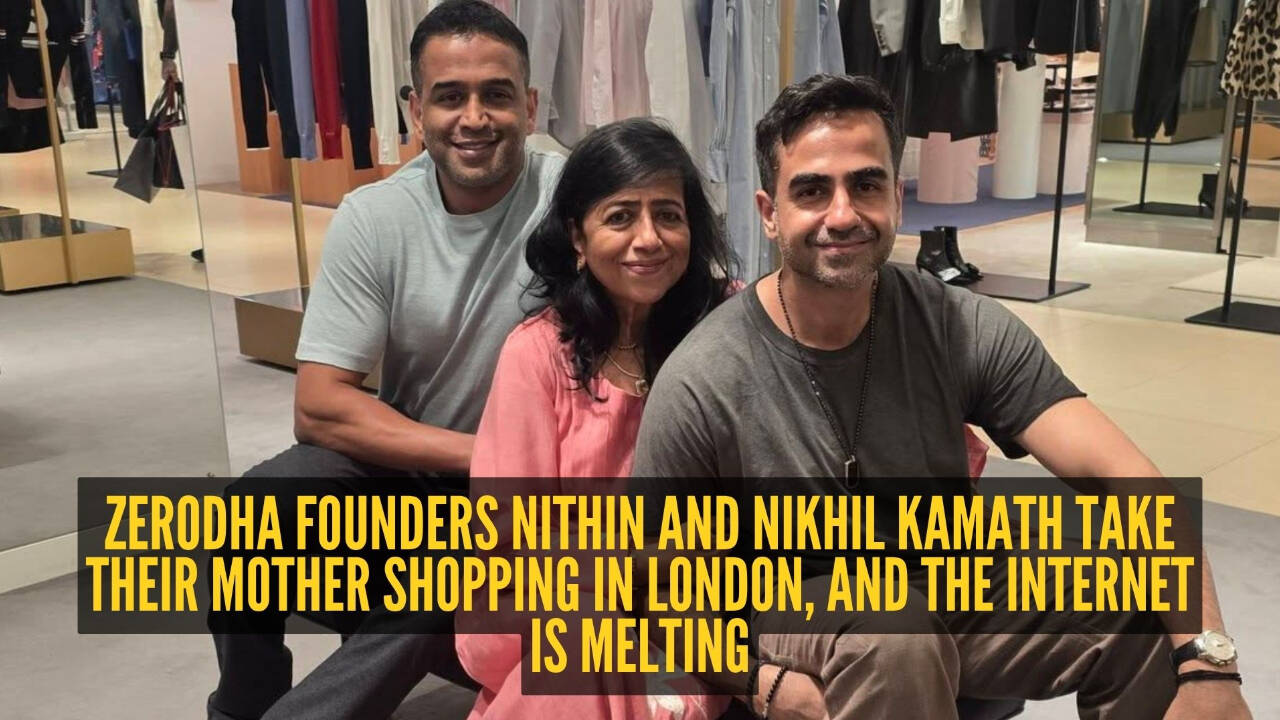 Nithin Kamath: 'My sons did amazing shopping for me': Nithin and Nikhil Kamath's sweet London outing with their mother is winning hearts