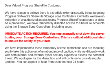 Progress Told ShareFile Customers to Pull the Plug on Their Servers. Here's What We Know.