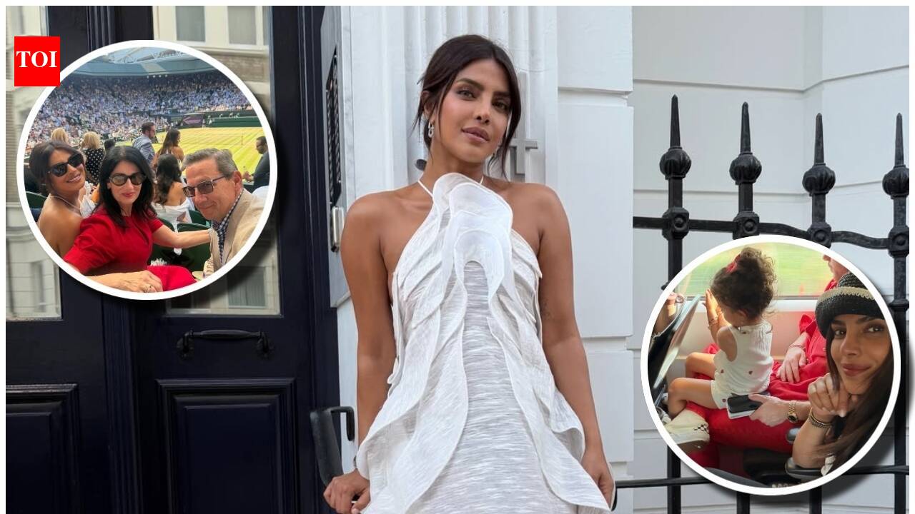Priyanka Chopra shares best shots from her London vacation: Wimbledon to family time with Nick Jonas, Malti, MIL’s birthday bash |