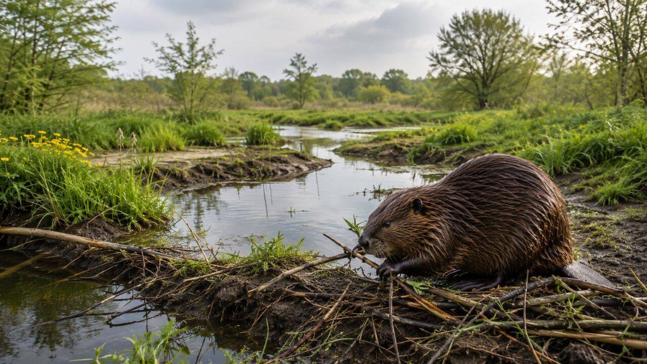 Britain hunted beavers to extinction around 400 years ago, but they are now returning to England's wetlands to rebuild rivers and restore disappearing ecosystems | World News
