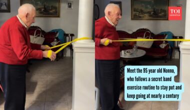 Nonno Exercise Routine: Meet the 95 year old Nonno, who follows a secret band exercise routine to stay put and keep going at nearly a century