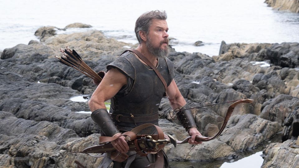 Matt Damon in "The Odyssey."
