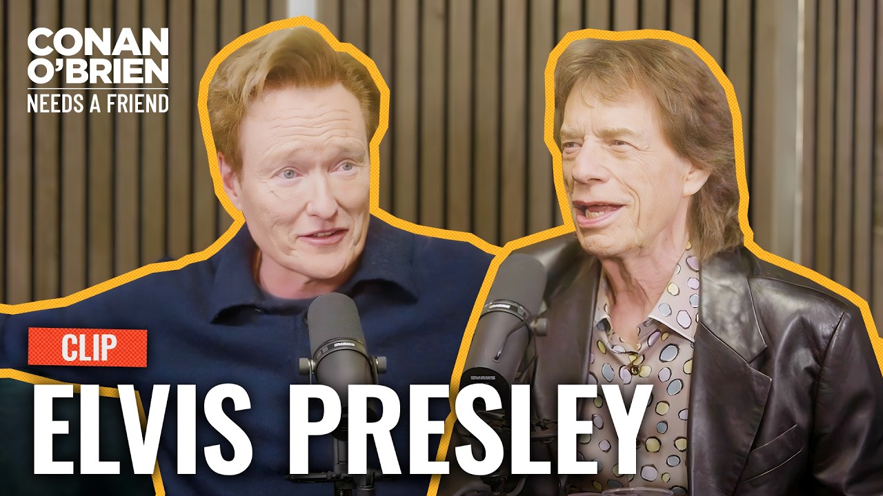 John Lennon Told Mick Jagger Not To Meet Elvis Presley | Conan O'Brien Needs A Friend - YouTube