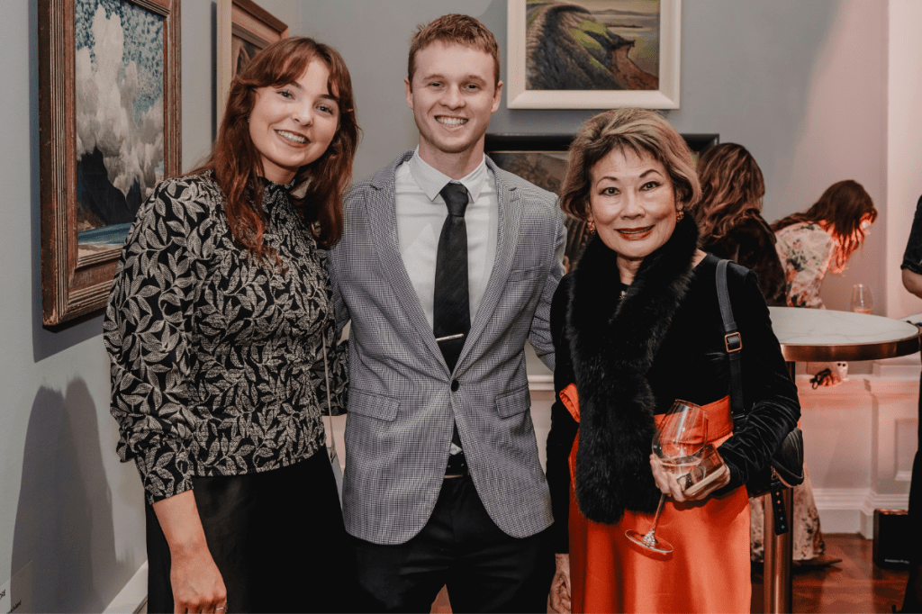 Amber Brock-Fabel, Ryan Heath and Peggy Barker