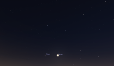 The Sky Today on Friday, July 17: The Moon skims south of Venus