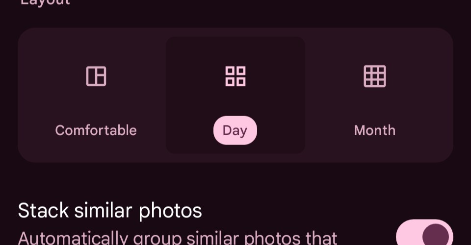 Google Photos got rid of the visual gaps between days, but you can turn them back on.