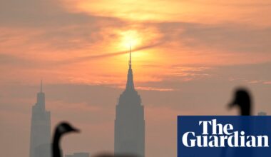 More Canadian wildfire smoke shrouds US midwest, mid-Atlantic and north-east | US news