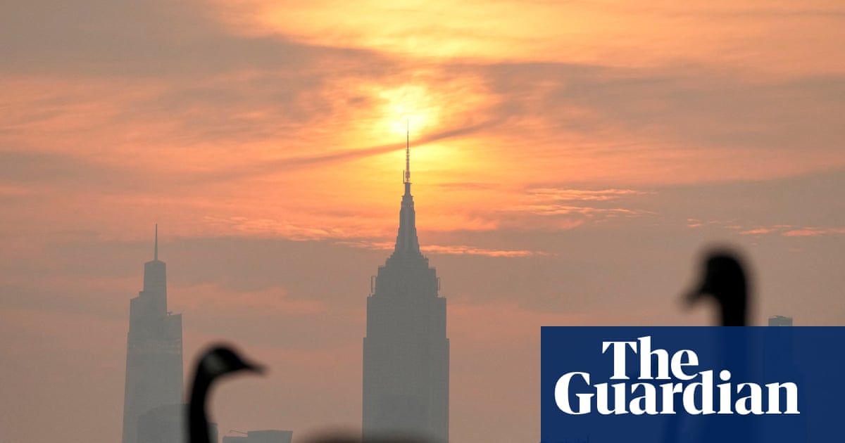 More Canadian wildfire smoke shrouds US midwest, mid-Atlantic and north-east | US news