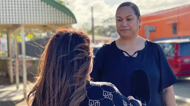 Ofa Guttenbeil Likiliki, from Tonga's Women and Children Crisis Centre.