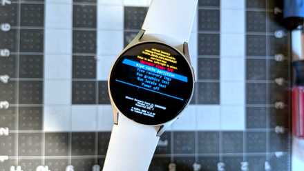 Galaxy Watch wipe cache screen