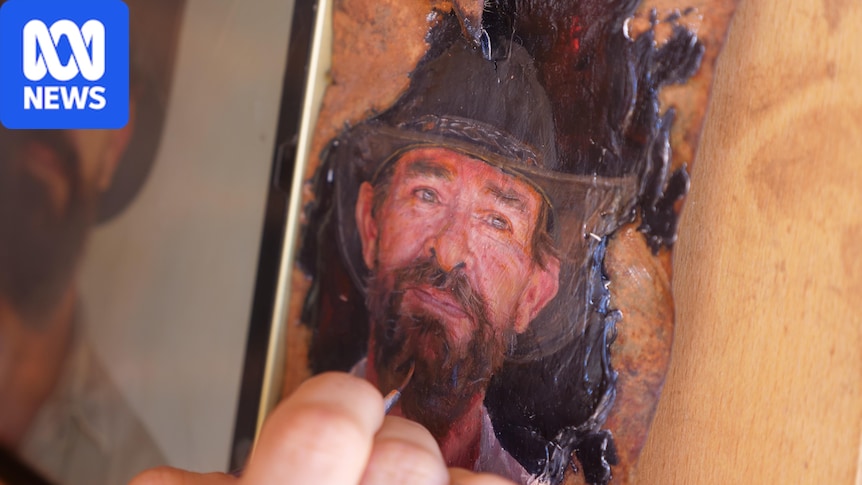 Pilbara artist Jenna Pickering transforms metal and wood scraps into prized portraits