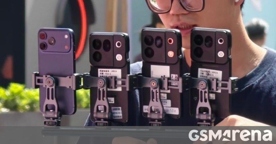 Oppo Find X10 family is being tested against the iPhone 17 Pro, live shots prove