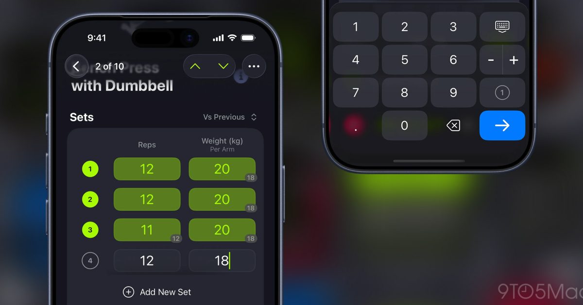 SmartGym update makes it easier to manually adjust and log exercises on the go