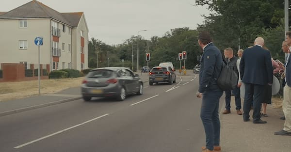 'Instant karma': Driver hurls abuse at Nigel Farage, crashes car