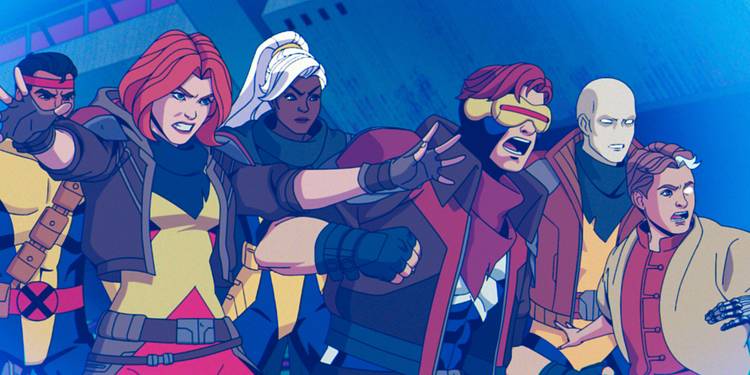 Jean Grey, Cyclops, Nathan Summers, Morph, Forge, and Storm in X-Men '97 Season 2 Episode 1