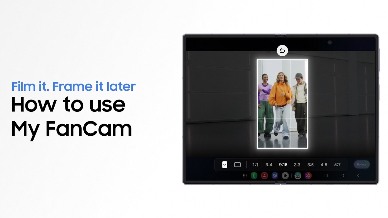 How to use My FanCam | Galaxy AI | Galaxy Z Fold8 Ultra, Fold8, and Flip8 | Samsung - YouTube