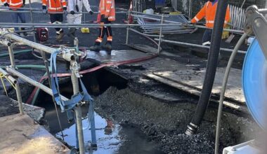 Sinkhole large enough to 'take a car' opens up on Auckland street