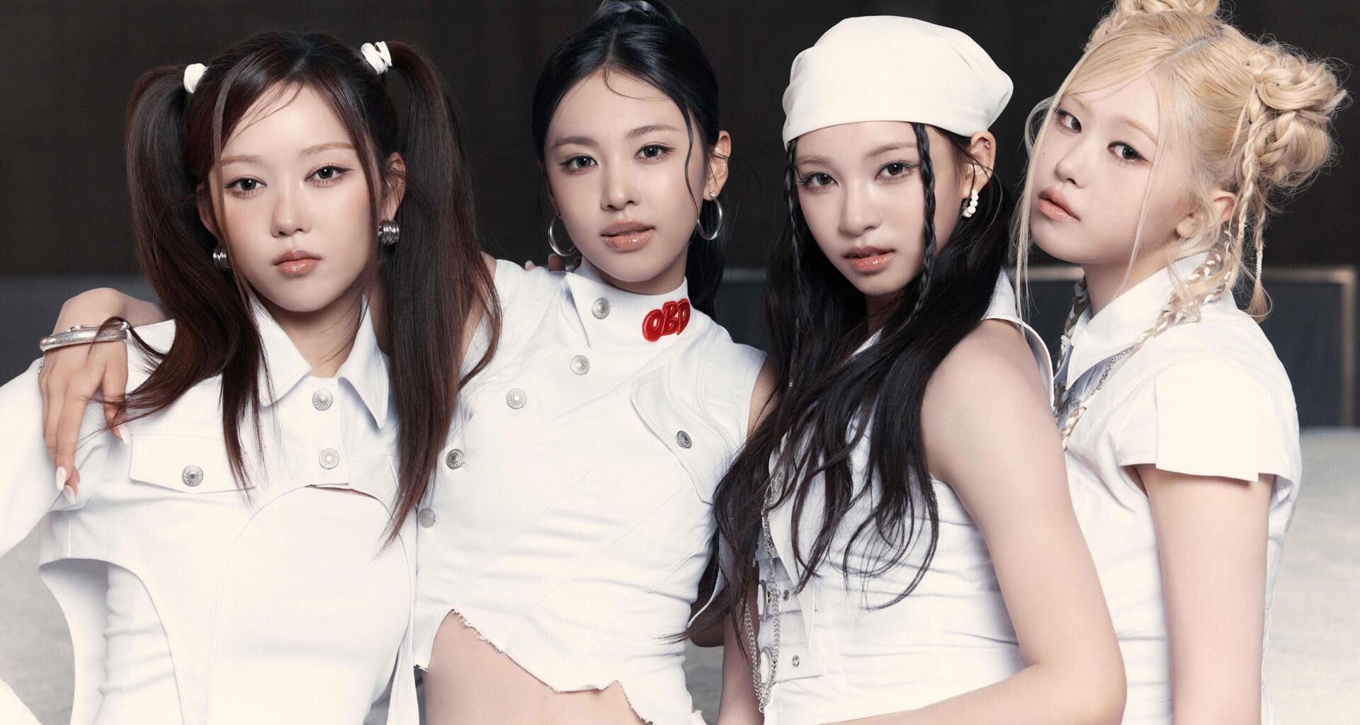 From left are Shin Hye-won, Kuk Cho-rok, Kilala and U, the four newly unveiled