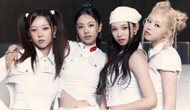 From left are Shin Hye-won, Kuk Cho-rok, Kilala and U, the four newly unveiled