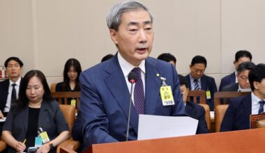 Bank of Korea Gov. Shin Hyun-song speaks during a policy briefing session at the National Assembly in Seoul, Wednesday. Yonhap