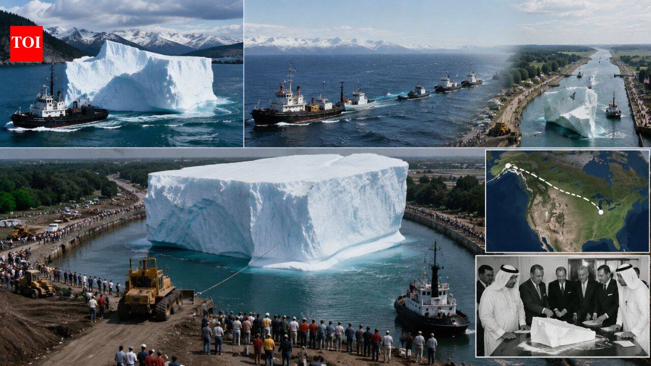 How a giant iceberg travelled from Alaska to Iowa in 1977 for Saudi Arabia's ambitious plan to turn Antarctic icebergs into a freshwater source | World News