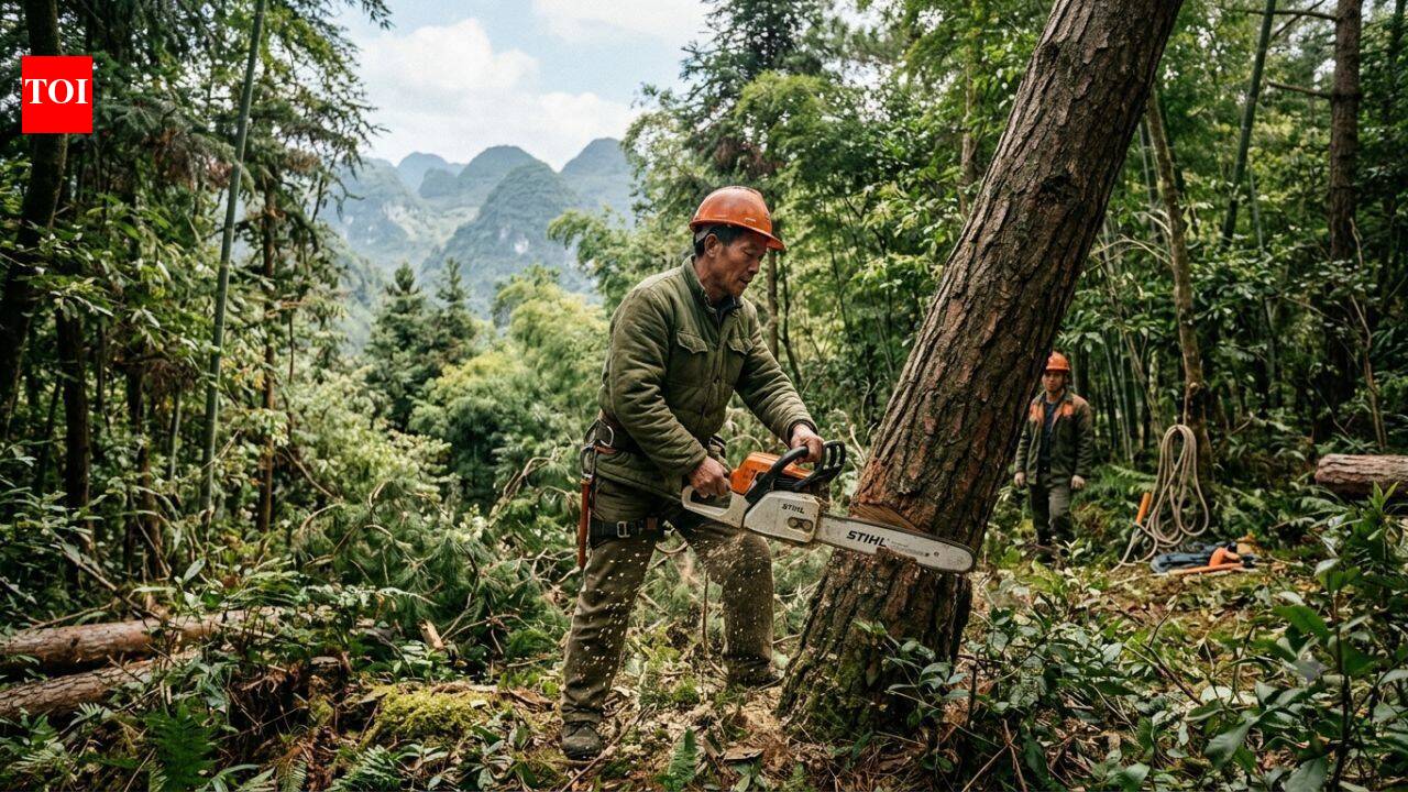 From 1990 to 2020, China gained 447,500 sq km of planted forest but lost 219,100 sq km of natural forest; by 2020, only 9.6% remained fully intact