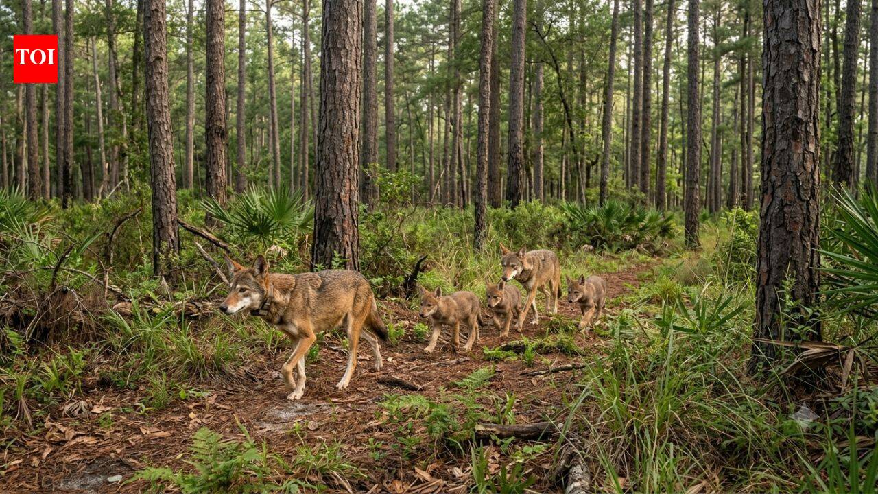 Only 14 red wolves survived the 1970s. Half a century later, this endangered species is slowly returning to the wild |