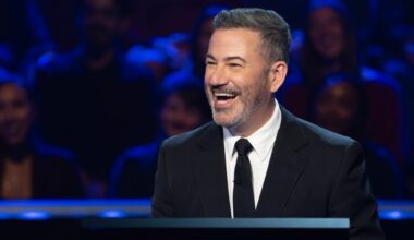 Jimmy Kimmel on Ratings, Stephen Colbert as Guest Host and Millionaire