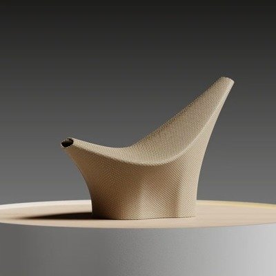 Decibel's Circular-Material 3D Printed Chair