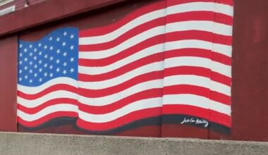Patriotic mural at Raleigh's Angus Barn reflects artist's American Dream journey