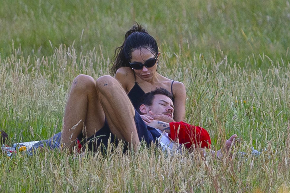 premium exclusive london, united kingdom harry styles looked more than ready for a breather as he took a break from his world tour to enjoy a laidback afternoon with fiancée zoë kravitz in londons hampstead heath with temperatures soaring to a sweltering 36°c 97°f, the couple ditched the city streets for the cooler grass, where harry was seen stretching out for a nap with his head resting on zoë as they relaxed on a picnic blanket the lovedup pair embraced the summer heat in shorts, cuddled up in the shade, and soaked in a rare moment of downtime before harry gets back to life on tour shoton 062526 pictured harry styles zoe kravitz backgrid usa 29 june 2026 usa 1 310 798 9111 usasalesbackgridcom uk 44 208 344 2007 uksalesbackgridcom uk clients pictures containing children please pixelate face prior to publication premium exclusive london, united kingdom harry styles looked more than ready for a breather as he took a break from his world tour to enjoy a laidback afternoon with fiancée zoë kravitz in londons hampstead heath with temperatures soaring to a sweltering 36°c 97°f, the couple ditched the city streets for the cooler grass, where harry was seen stretching out for a nap with his head resting on zoë as they relaxed on a picnic blanket the lovedup pair embraced the summer heat in shorts, cuddled up in the shade, and soaked in a rare moment of downtime before harry gets back to life on tour shoton 062526 pictured harry styles zoe kravitz backgrid usa 29 june 2026 usa 1 310 798 9111 usasalesbackgridcom uk 44 208 344 2007 uksalesbackgridcom uk clients pictures containing children please pixelate face prior to publication