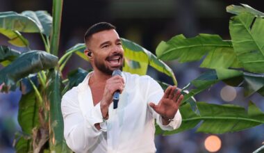 Ricky Martin brings his youngest kids, Renn and Lucia, along for summer of European shows