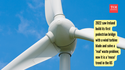 2022 saw Ireland building its first bridge with a wind mill turbine and solving a waste problem; now it is a 'reuse' trend in the US