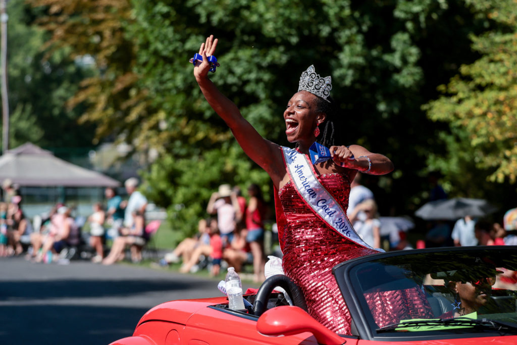 People attend a Fourth of July Parade in Virginia