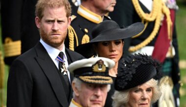 King and Queen meet with Harry's family