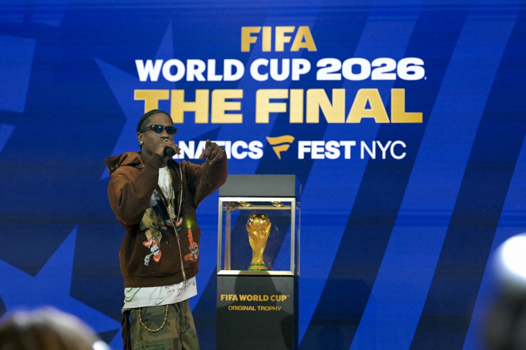 Travis Scott at Day 2 of the 3rd Fanatics Fest NYC 2026